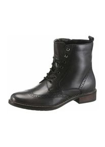 Tamaris, Damen Schn&uuml;rstiefelette, Anthrazit