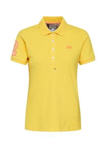 La Martina, Damen Shirt 'WOMAN POLO PIQUET STRETCH', Gelb