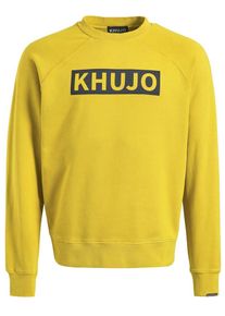 Khujo, Herren Sweatshirt 'Eliaz', Zitronengelb