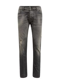tigha, Herren Jeans 'Boe 9941 repaired', Grey Denim