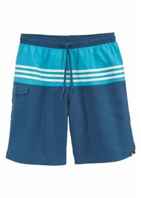 adidas Performance, Herren Badeshorts, Marine / T&uuml;rkis / Wei&szlig;
