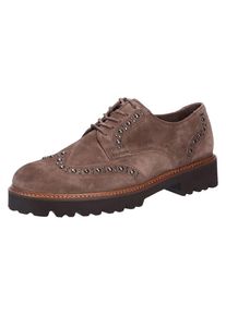 Gabor, Damen Schnürschuhe, Hellbraun