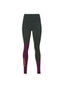asics, Damen Sporthose 'FUZEX HIGHWAIST TIGHT', Dunkelgrün / Lila