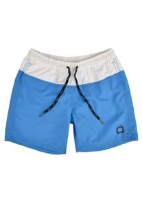 Code-Zero, Herren Badeshorts 'Voile Duo', Himmelblau / Wei&szlig;
