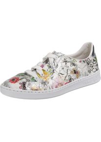 Rieker, Damen Sneaker 'Bouquet', Mischfarben / Silber