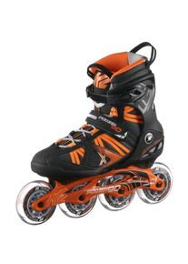 K2, Damen Fitness Skates 'Power 90', Neonorange / Schwarz