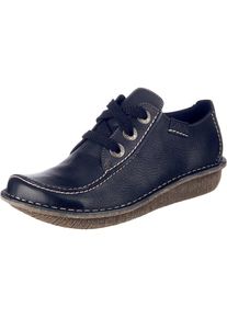 Clarks, Herren Schnürschuhe 'Funny Dream', Dunkelblau / Braun