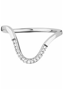 CAI Ca&iuml;, Damen Fingerring 'fluid curves', Silber