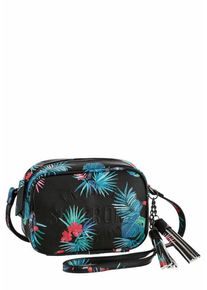 Superdry, Damen Umhängetasche 'DELWEN', Blau / Türkis / Cranberry / Schwarz