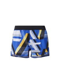 Reebok, Damen Sporthose, Blau / Gelb / Schwarz / Weiß