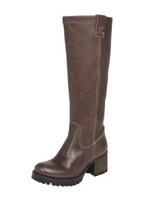 Bullboxer, Damen Lederstiefel mit Absatz, Braun