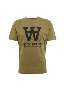 Wood Wood, Herren Shirt 'Ace', Grün / Schwarz