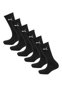 Puma, Herren 6 Paar Socken Crush Crew, Schwarz / Wei&szlig;