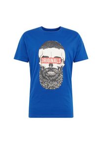 Jack & Jones JACK & JONES, Herren Shirts 'JORUGGA', Royalblau / Rot / Weiß
