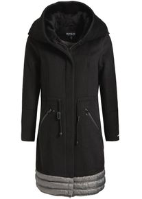 Khujo, Damen Mantel 'MOROWA', Silbergrau / Schwarz