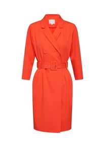 Vila, Damen Kleid, Orangerot