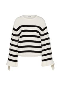 EDITED, Damen Jumper 'Janika', Creme / Schwarz