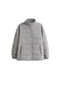 Violeta by Mango, Damen Anorak 'Gales', Grau / Schwarz / Weiß