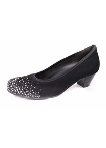 Gabor, Damen Pumps, Schwarz / Silber