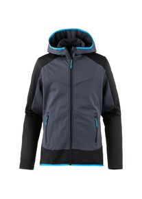 Icepeak, Herren Fleecehoodie 'Leif', T&uuml;rkis / Anthrazit / Dunkelgrau