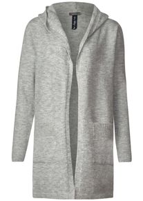Street One, Damen Strickjacke, Graumeliert