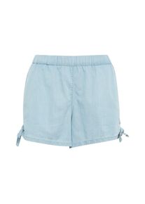 Tom Tailor Denim, Damen Chambray Shorts, Blue Denim