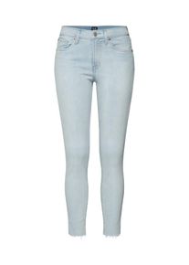 GAP, Damen Jeans 'TR SKINNY ANKLE CLOUD BLEACH RH', Blue Denim / Hellblau