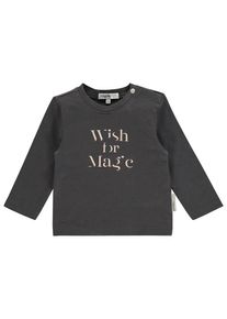 Noppies, M&auml;dchen Langarmshirt 'Waukesha', Basaltgrau / Rosa