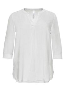 sheego Casual, Damen Tunika, Wei&szlig;