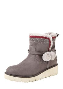 s.Oliver RED LABEL, Damen Snowboot mit Keilabsatz, Anthrazit