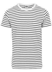 Urban Classics, Herren Tee, Schwarz / Weiß