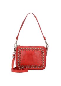 Campomaggi, Damen 'Lichene Mini Bag' Handtasche Leder 17 cm, Rot