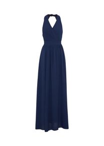 Wal G., Damen Abendkleid mit Rückenausschnitt, Navy