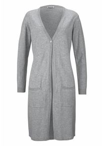 Boysen's BOYSEN'S, Damen Strickmantel, Grau