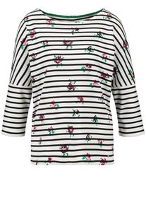 Gerry Weber, Damen T-Shirt, Gr&uuml;n / Schwarz / Wei&szlig;