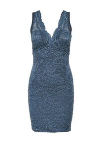 Only, Damen Ärmelloses Spitzen-Kurzkleid, Blau