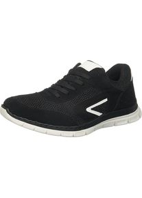 Rieker, Herren Sneaker, Schwarz / Wei&szlig;