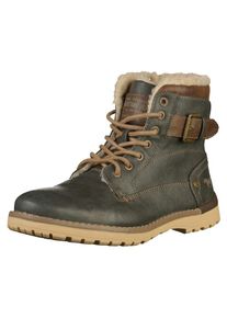 Mustang, Herren Schn&uuml;rboots, Braun / Graphit