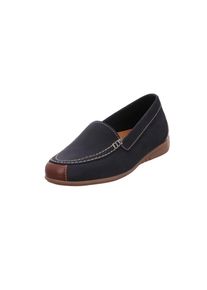 Gabor, Damen Slipper, Dunkelblau / Braun