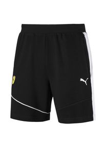 Puma, Herren Shorts 'Ferrari', Schwarz / Weiß