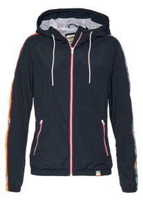 Superdry, Damen Windbreaker 'Rainbow', Navy / Mischfarben