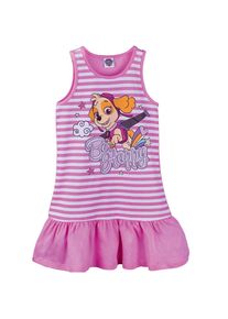 PAW PATROL, Mädchen Kleid, Lila / Weiß