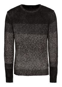 Jack & Jones JACK & JONES, Herren Strickpullover 'JPRSIMS', Grau / Schwarz