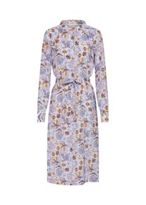 POSTYR, Damen Kleid, Goldgelb / Lila / Pastellorange / Weiß