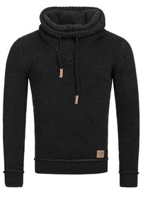 INDICODE JEANS, Herren Strickpullover 'Keshawn', Schwarz