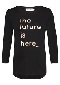 Queen mum, Damen T-shirt, Gold / Schwarz