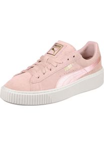 Puma, Damen Sneaker Suede Platform Mono Satin mit D&auml;mpfung, Rosa