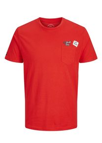 Jack & Jones JACK & JONES, Herren T-Shirt, Rot