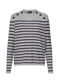 Kookai, Damen Pullover, Grau / Schwarz