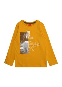 s.Oliver Junior, Langarmshirt, Goldgelb / Bordeaux / Weiß